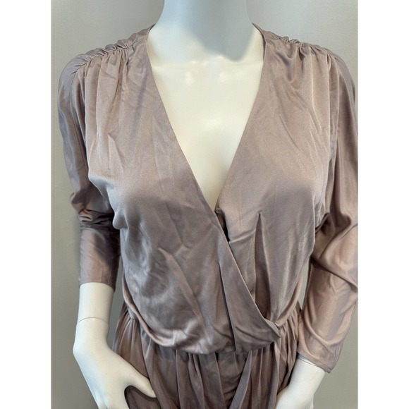 Tibi Dress - Pink Plunging Bubble Hem Mini Sleeve Womens Dress- size S Orig.$495 - Picture 14 of 16